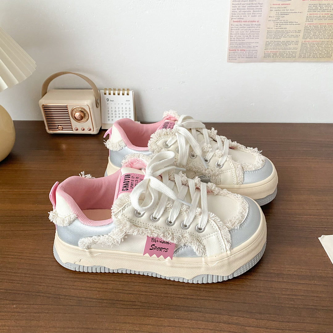 Damen Modische Sneakers mit kuscheligem Futter und einzigartigem Design EB
