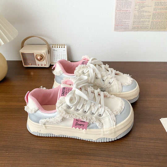 Damen Modische Sneakers mit kuscheligem Futter und einzigartigem Design EB