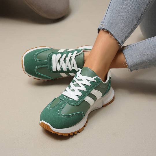 Damen Freizeitsneaker mit atmungsaktiver Oberflächenstruktur und rutschfester Sohle EB