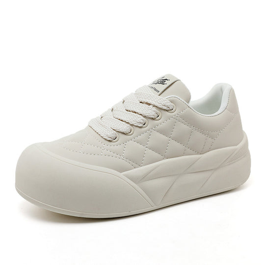 Damen modische Sneakers mit trendigem Profil und gepolsterter Sohle EB