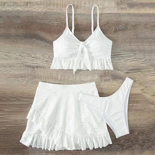Damen Crop-Top und Rock-Set EB