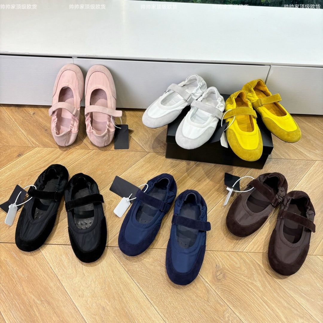 Damen Ballerinas mit verstellbarem Riemen EB
