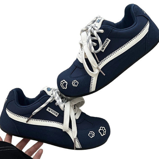 Damen Sportliche Sneaker mit rutschfester Sohle und atmungsaktiver Obermaterialstruktur EB