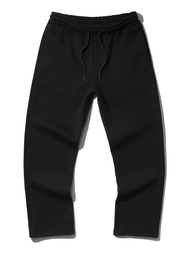 Unisex moderne Relax-Jogginghose mit elastischem Kordelbund, seitlichen Eingrifftaschen und schmal zulaufendem Bein EB