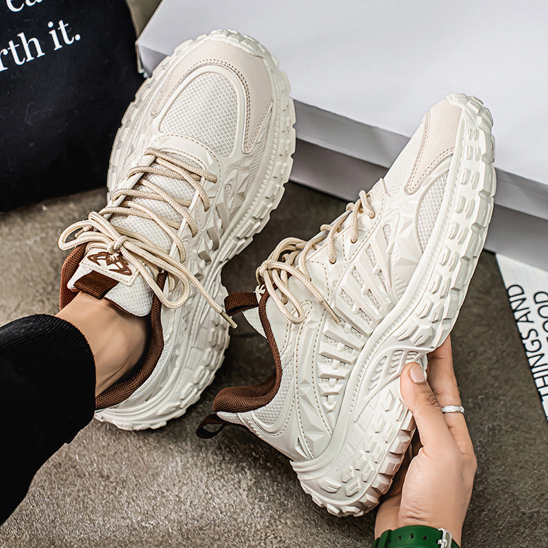 Damen Sportliche chunky Sneakers mit innovativer Dämpfungstechnologie und rutschfester Sohle EB
