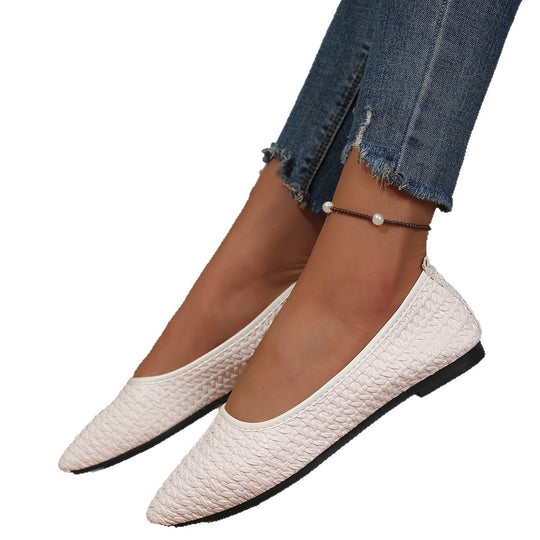 Damen Slip-On Ballerinas mit atmungsaktivem Netzdesign EB