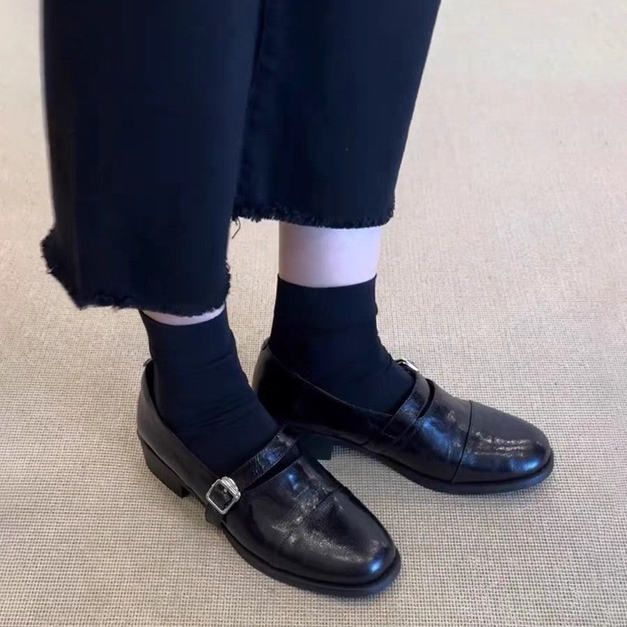 Damen Komfortable Slipper mit dekorativen Riemen und eleganter Schnalle EB