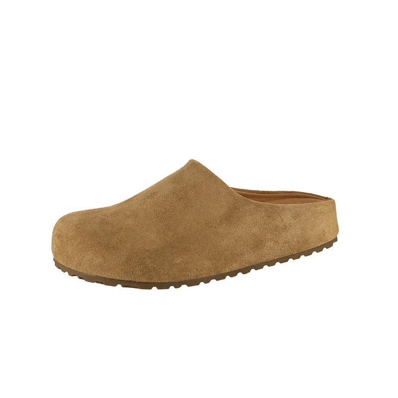 Damen Komfortable Clogs aus hochwertigem Wildleder EB