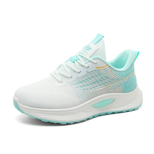 Damen Sportliche Freizeitsneaker mit atmungsaktivem Mesh-Obermaterial und dämpfender Sohle EB