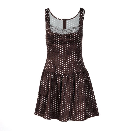 Damen Kleid mit schmeichelndem Schnitt und Spitzendetails EB