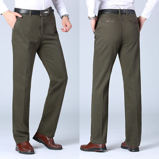 Herren Elegante Anzughose mit schmalem Schnitt und praktischen Taschen EB