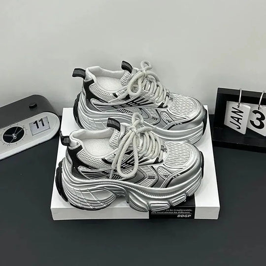 Damen Sportliche Chunky Sneakers mit innovativer Dämpfungstechnik EB