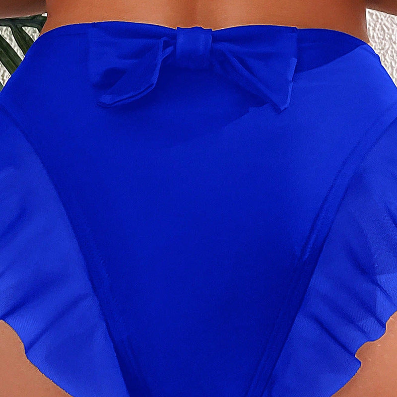 Damen Bikinislip mit verspieltem Rüschendesign EB