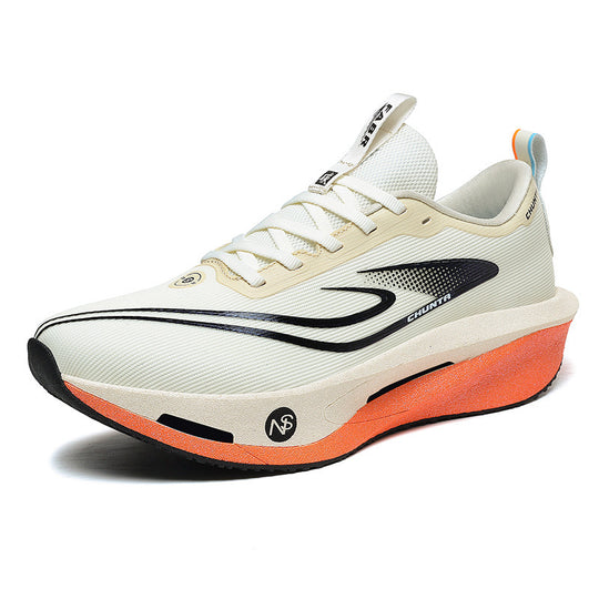 Unisex fließende Race-Performance-Sneaker mit hochprofilierter reaktiver Schaum-Zwischensohle und nahtlosem Leichtstrick-Obermaterial EB