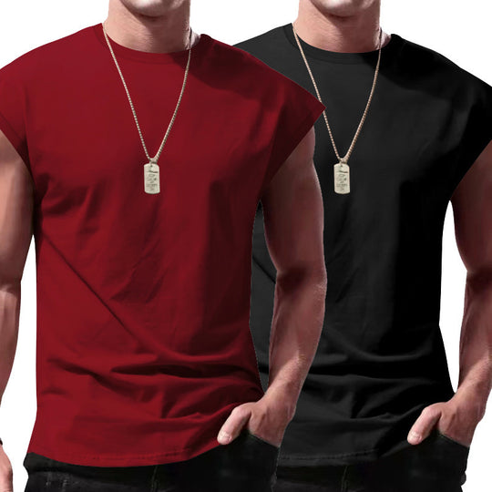 Herren ärmelloses T-Shirt Set EB