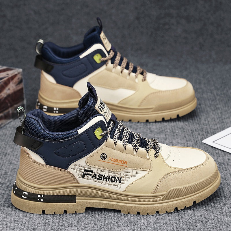 Damen Sportliche Schnürstiefel mit atmungsaktiver Mesh-Oberfläche und rutschfester Sohle EB