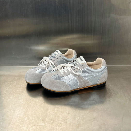 Damen Sportive Sneakers mit atmungsaktiver Multimaterial-Oberfläche EB