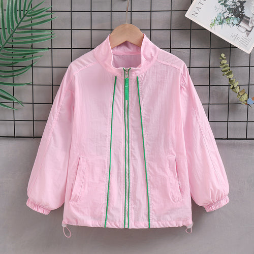 Damen nan leichte Übergangsjacke mit hohem Kragen Kordelzug Elastikbündchen und Reißverschluss R&B