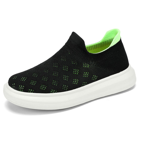 Damen Bequeme Slip-On Sneakers mit atmungsaktivem Obermaterial und flexibel gestalteter Sohle EB