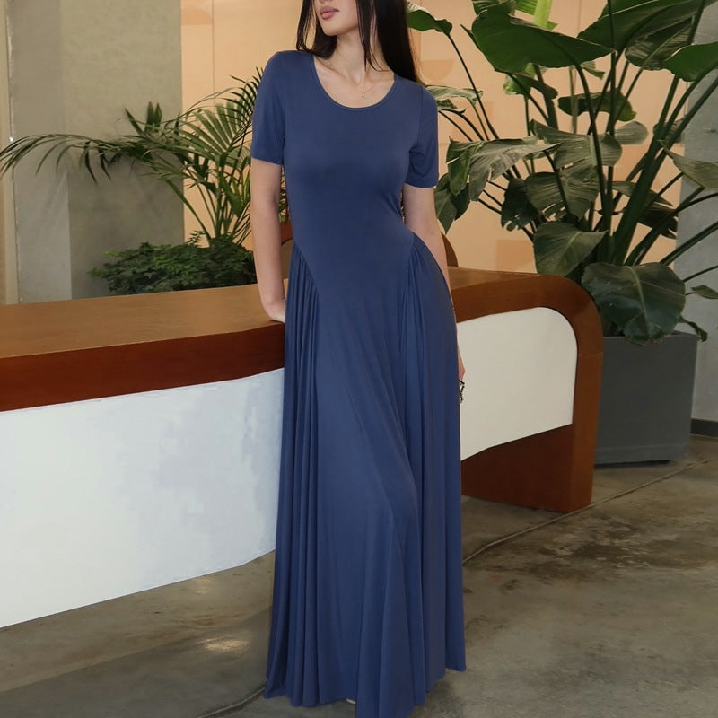 Damen Elegantes Maxikleid mit geschmeidiger Passform EB