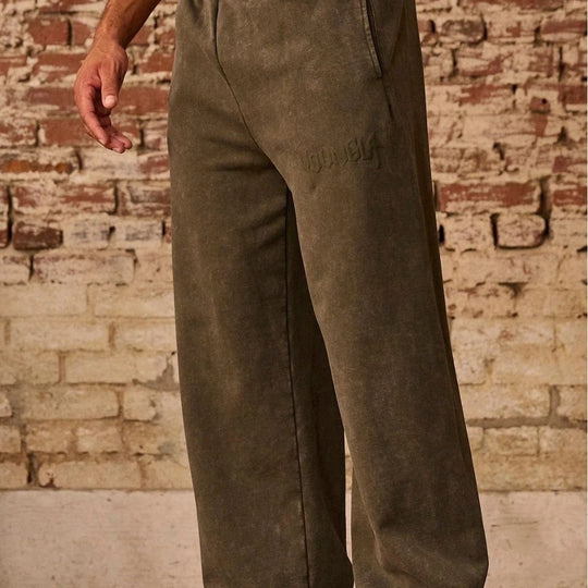 Herren bequeme Freizeithose mit seitlichen Eingrifftaschen und elastischem Bund EB