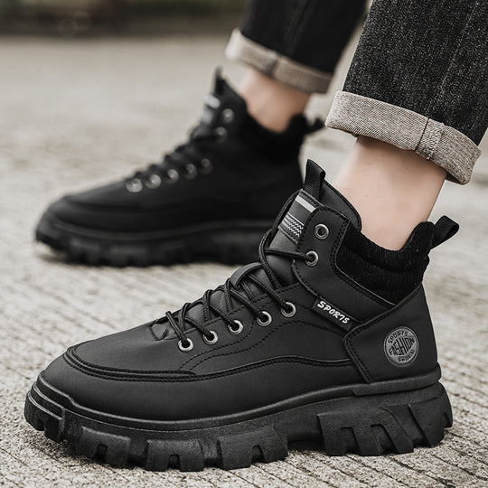 Damen Sportliche High-Top Sneakers mit rutschfester Sohle und dämpfendem Profil EB