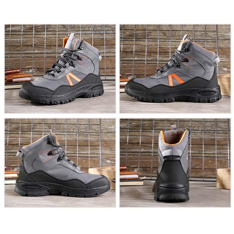 Anti-Smash und Anti-Durchstich High-Top Flugsicherheitsschuhe aus atmungsaktivem Gewebe EB