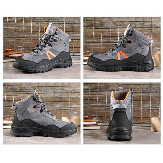 Anti-Smash und Anti-Durchstich High-Top Flugsicherheitsschuhe aus atmungsaktivem Gewebe EB
