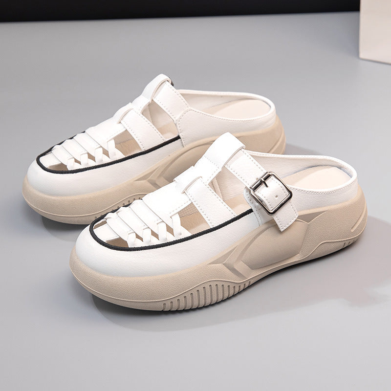 Damen Sportliche Clogs mit verstellbarem Riemen und atmungsaktiver Obermaterialstruktur EB