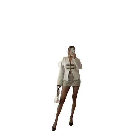 Damen eleganter Blazer mit innovativem Verschlusssystem EB