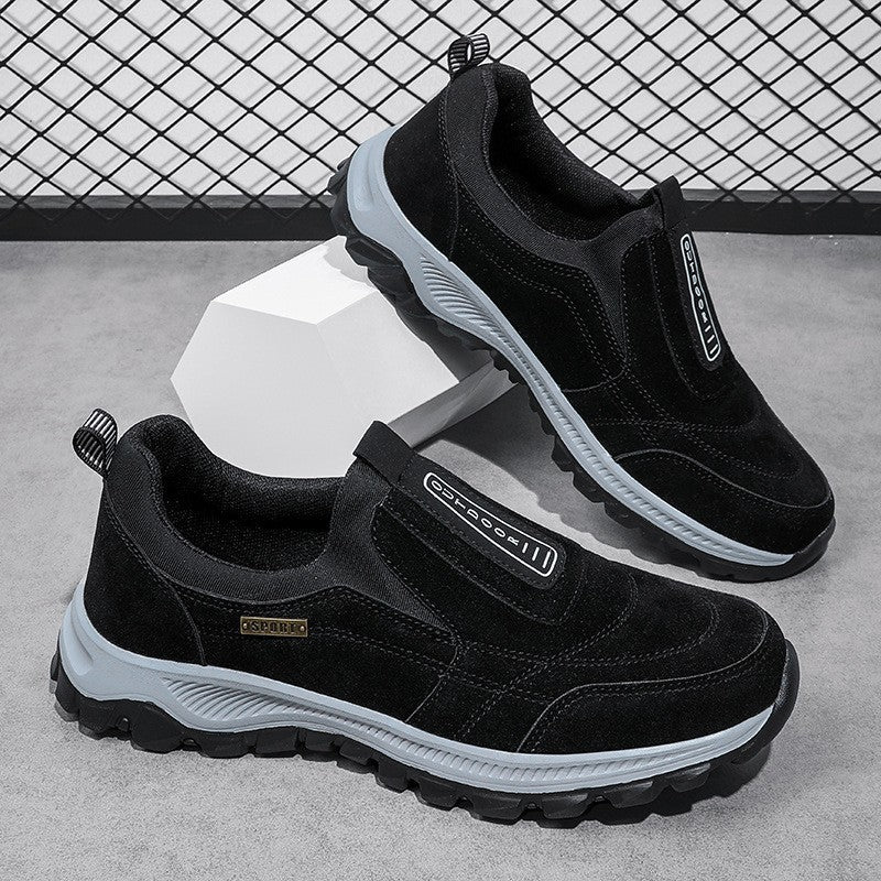 Damen Bequeme Slip-On Sneakers mit rutschfester Sohle EB