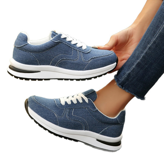Damen Freizeit-Sneaker mit atmungsaktivem Obermaterial und dämpfender Sohle EB