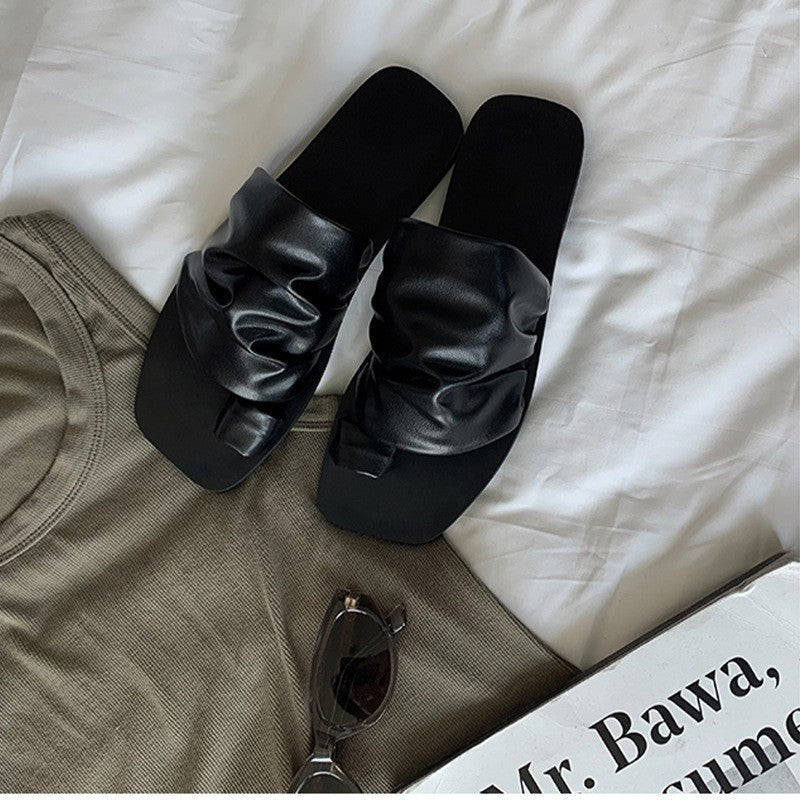 Damen Slipper mit strukturiertem Obermaterial und bequemer Fußbettgestaltung EB