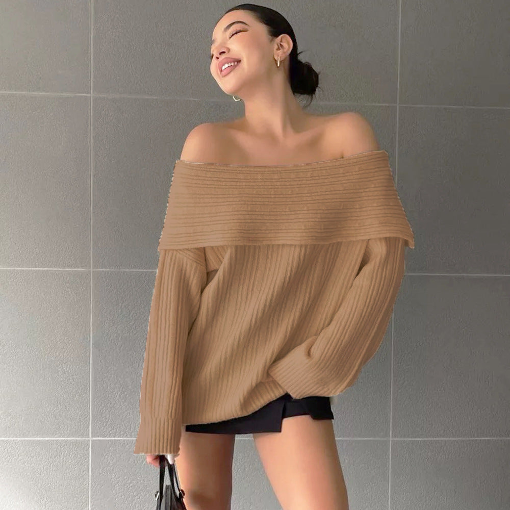 Damen Oversized Strickpullover EB