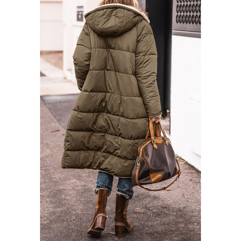 EB | Langer Gesteppter Puffer-Mantel