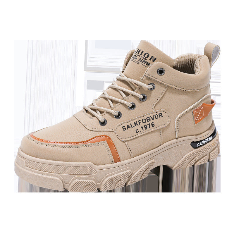 Herren hochgeschnittene modische Sneakers mit rutschfester Sohle und atmungsaktivem Obermaterial EB