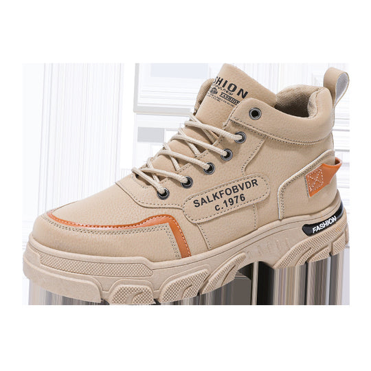 Herren hochgeschnittene modische Sneakers mit rutschfester Sohle und atmungsaktivem Obermaterial EB