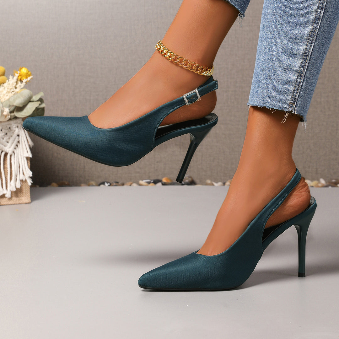 Damen Slingback-Pumps mit elegantem Metallriemen EB