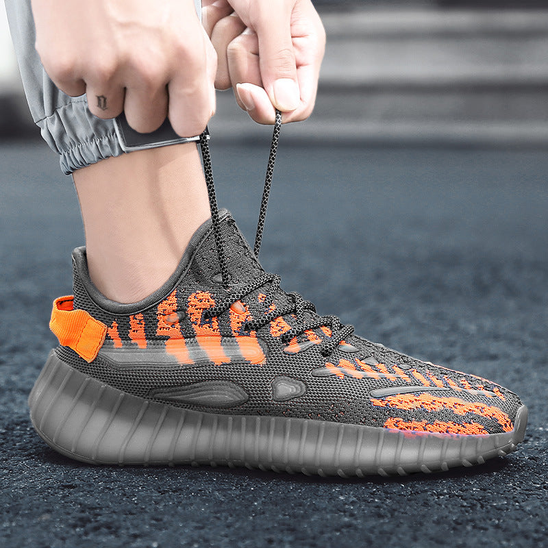 Damen Sportliche Sneakers mit atmungsaktivem Obermaterial und rutschfester Laufsohle EB