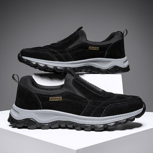 Damen Bequeme und sportliche Slip-On Sneakers mit rutschfester Sohle EB