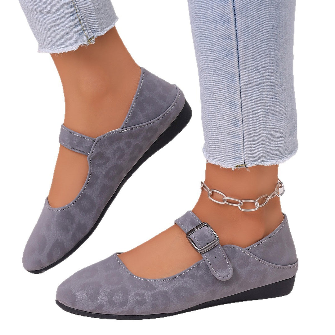 Damen Ballerinas mit verstellbarem Riemen und elegantem Design EB