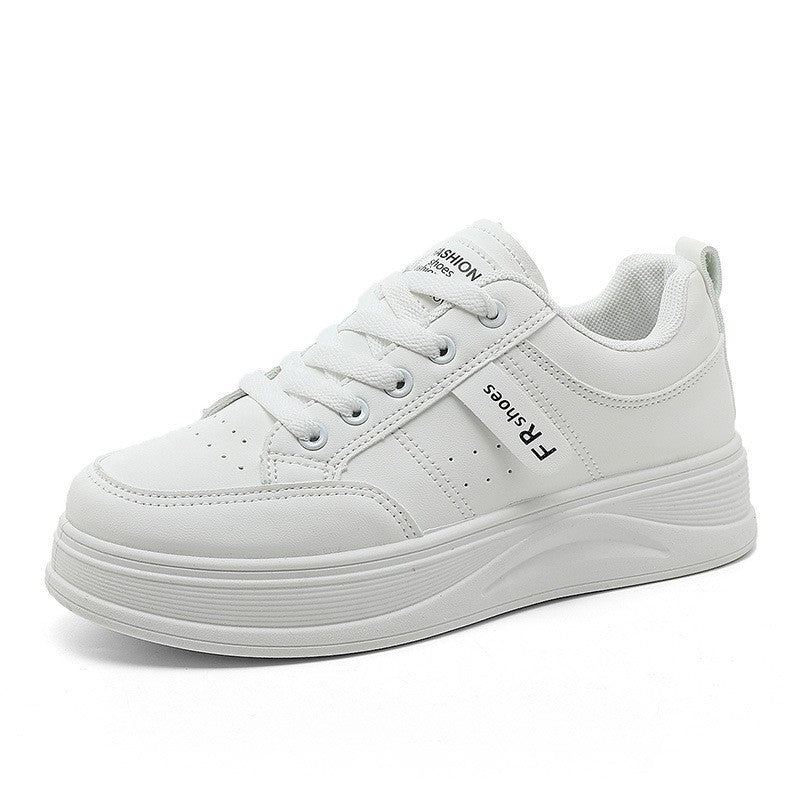 Damen modische Plateau-Sneaker mit atmungsaktiver Mesh-Oberfläche und rutschfester Sohle EB