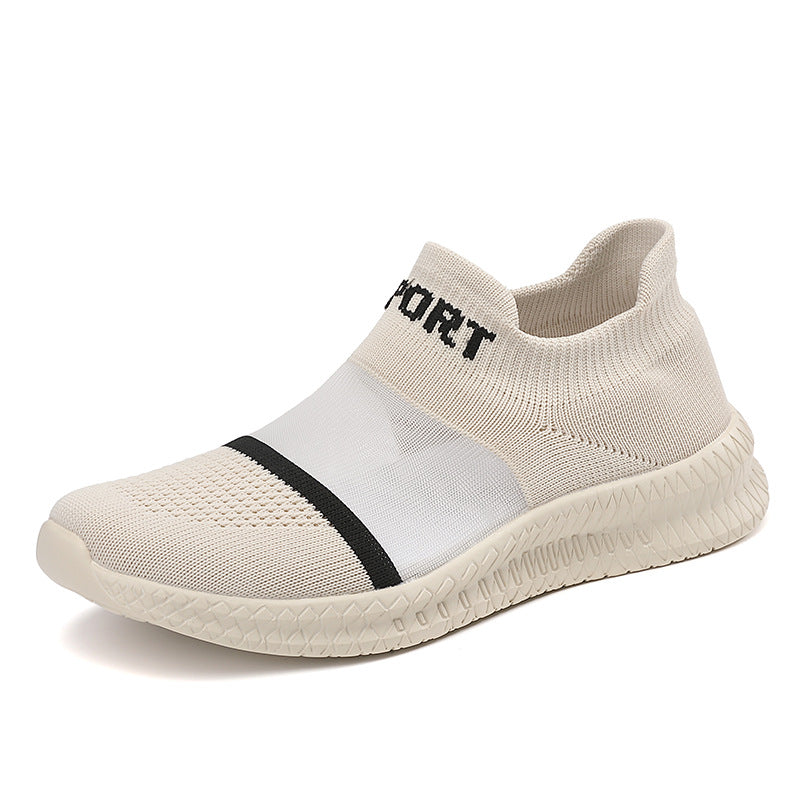 Damen Stricksneaker mit rutschfester Sohle und atmungsaktivem Obermaterial EB