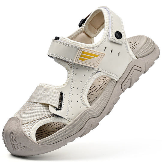 Herren leichte und atmungsaktive Outdoor-Sandalen mit verstellbaren Riemen EB