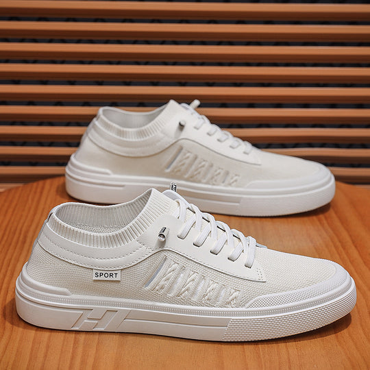 Damen Sportliche Sneaker mit atmungsaktivem Obermaterial und flexiblem Sohlenprofil EB