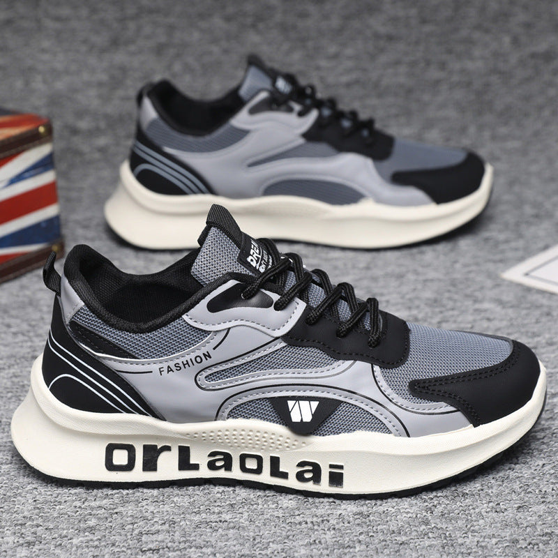 Damen Modische Lifestyle Sneakers mit rutschfester Sohle und atmungsaktiver Obermaterialstruktur EB