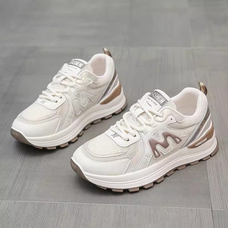 Damen Sneakers mit atmungsaktivem Mesh-Obermaterial und dämpfender Laufsohle EB