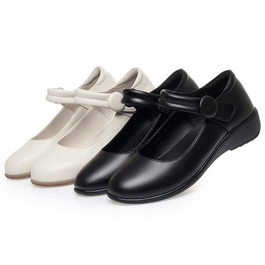 Damen Mary Jane Schuhe mit verstellbarem Riemen und bequemem Blockabsatz EB
