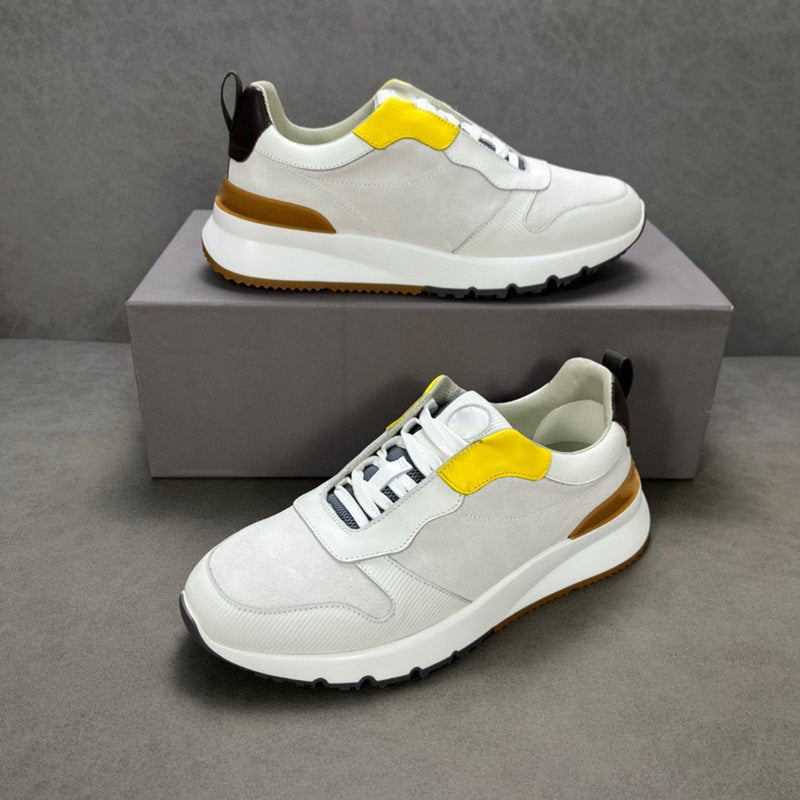 Damen Sportliche Sneakers mit atmungsaktiver Netzstruktur und dämpfender Laufsohle EB