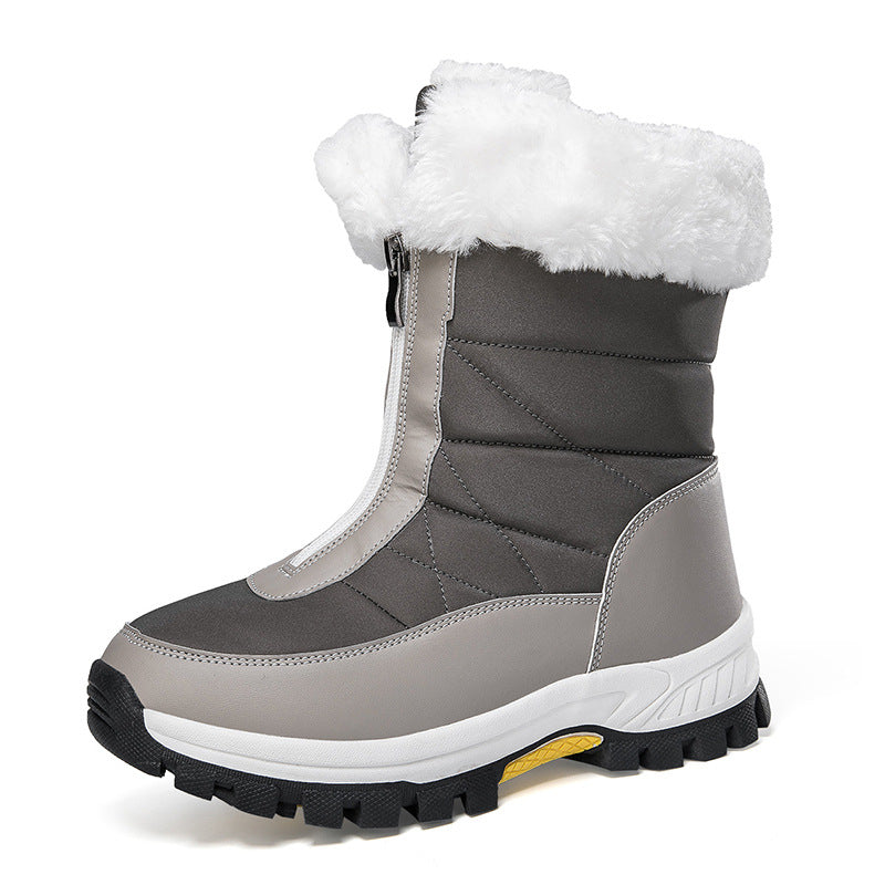Damen thermoisolierte Winterstiefel mit Außensohle und bequemem Futter EB